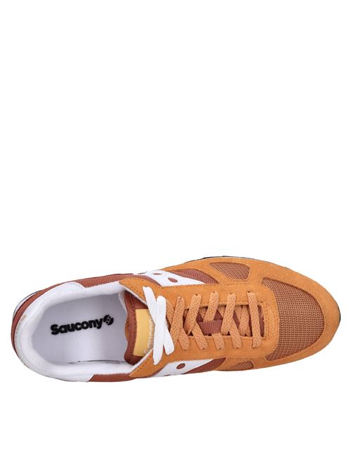 Sneakers modello SHADOW ORIGINAL in camoscio e tessuto SAUCONY | SHADOW ORIGINAL UARANCIO-BIANCO